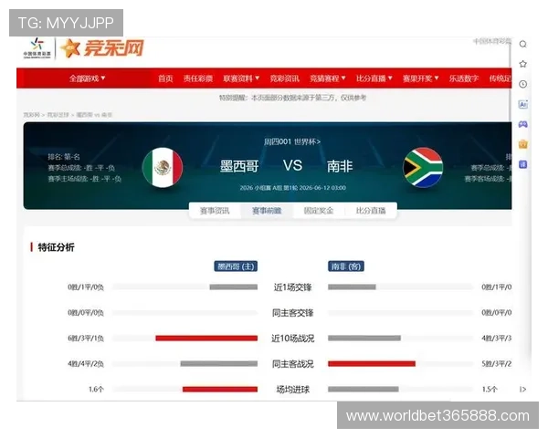 南非对墨西哥小组赛关键战赛前预测：双方战术策略与比赛走势分析